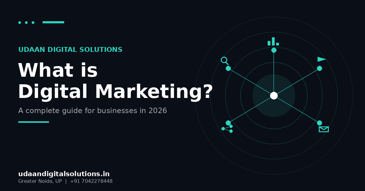 What is digital marketing - complete guide by Udaan Digital Solutions Greater Noida