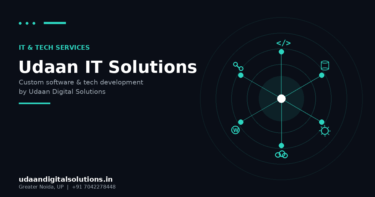 Udaan IT Solutions - custom software and tech development by Udaan Digital Solutions