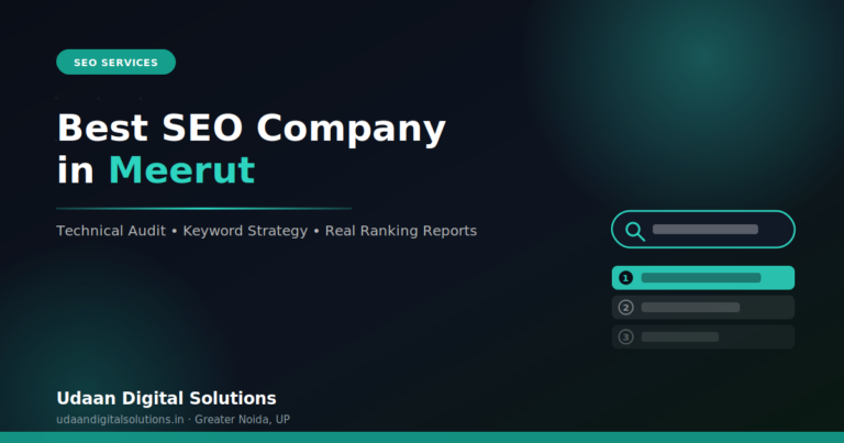 Best seo company in meerut