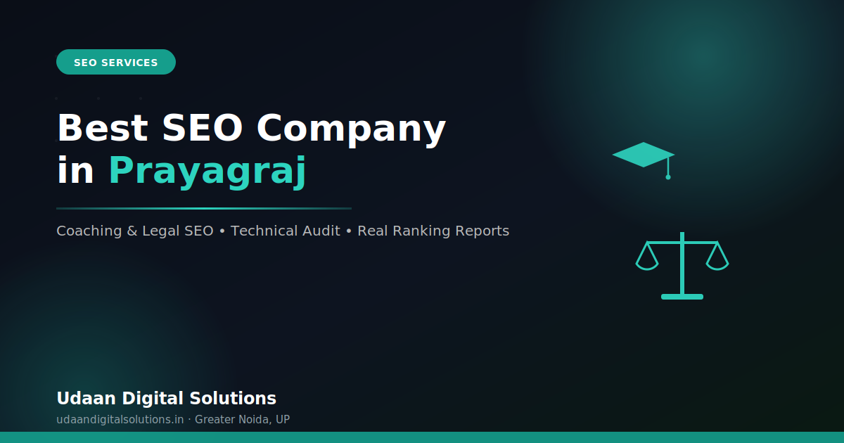 Best SEO company in Prayagraj - guide by Udaan Digital Solutions