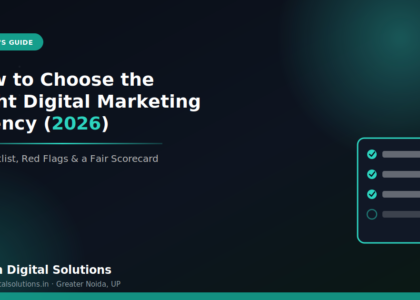 How to choose the right digital marketing agency