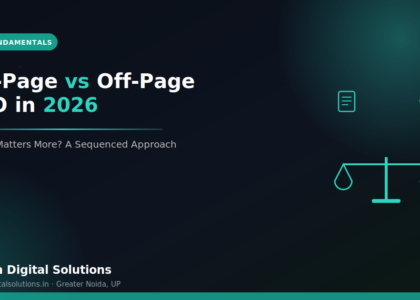 On page vs off page seo 2026
