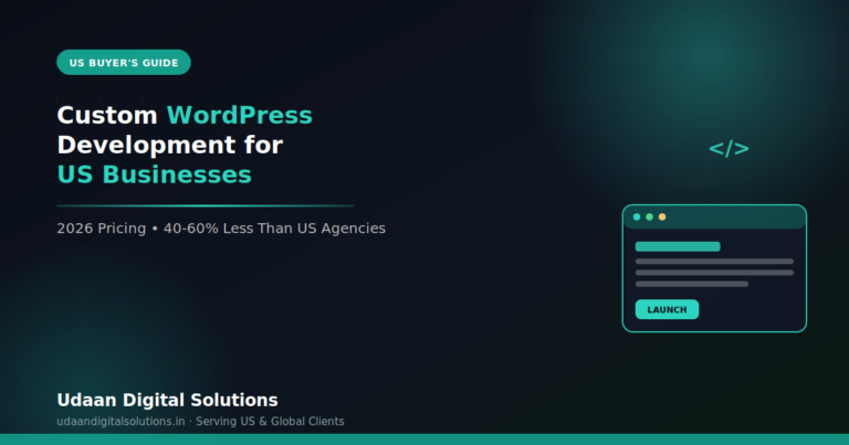 Custom wordpress website development for us businesses