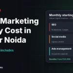 Digital marketing agency cost in Greater Noida with starting prices for SEO, social media marketing and ad management
