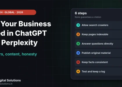 How to get your business cited in ChatGPT and Perplexity showing the crawlers to allow and the content steps that help