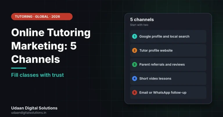 Online Tutoring Marketing: 5 Channels That Fill Classes